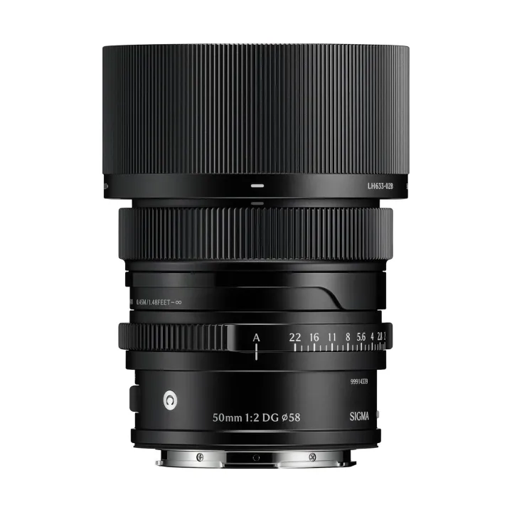 Sigma 50mm f/2 DG Contemporary Lens for L Mount Black