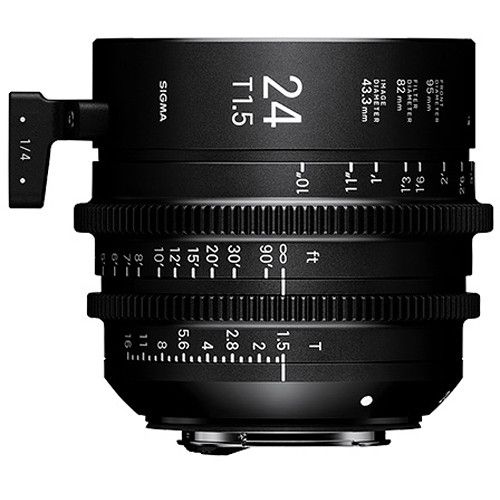 Sigma 5 Cine Lens Kit 20 / 24 / 35 / 50 / 85mm T1.5 Canon EF Mount with Case
