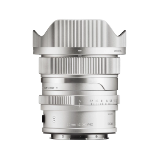 Sigma BF Digital Camera – Silver with 20mm f/2 DG Contemp lens L Mount Silver