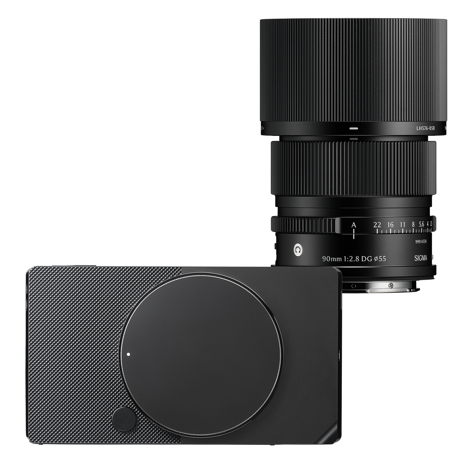 Sigma BF Digital Camera – Black with 90mm f/2.8 DG Contemp lens L Mount Black